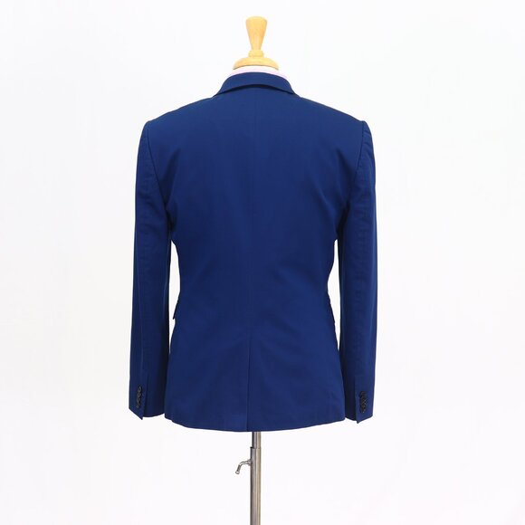 Express 40R Blue Blazer Sport Coat Jacket 2-Button Solid T370 - Picture 7 of 11